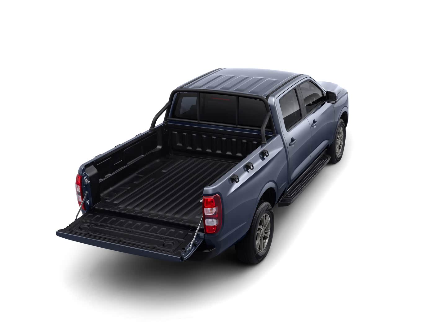 JMC Yuhu 2025 model long-axis flat-bottom cargo box double-row diesel AT four-wheel drive