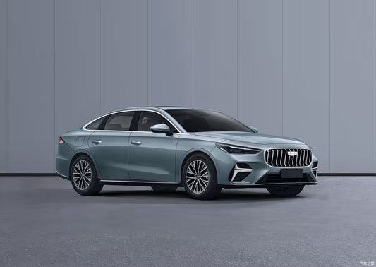 From the Side Profile: The Vehicle Boasts Abundant Waist Lines, with Chrome Trim Added Around the Window Edges