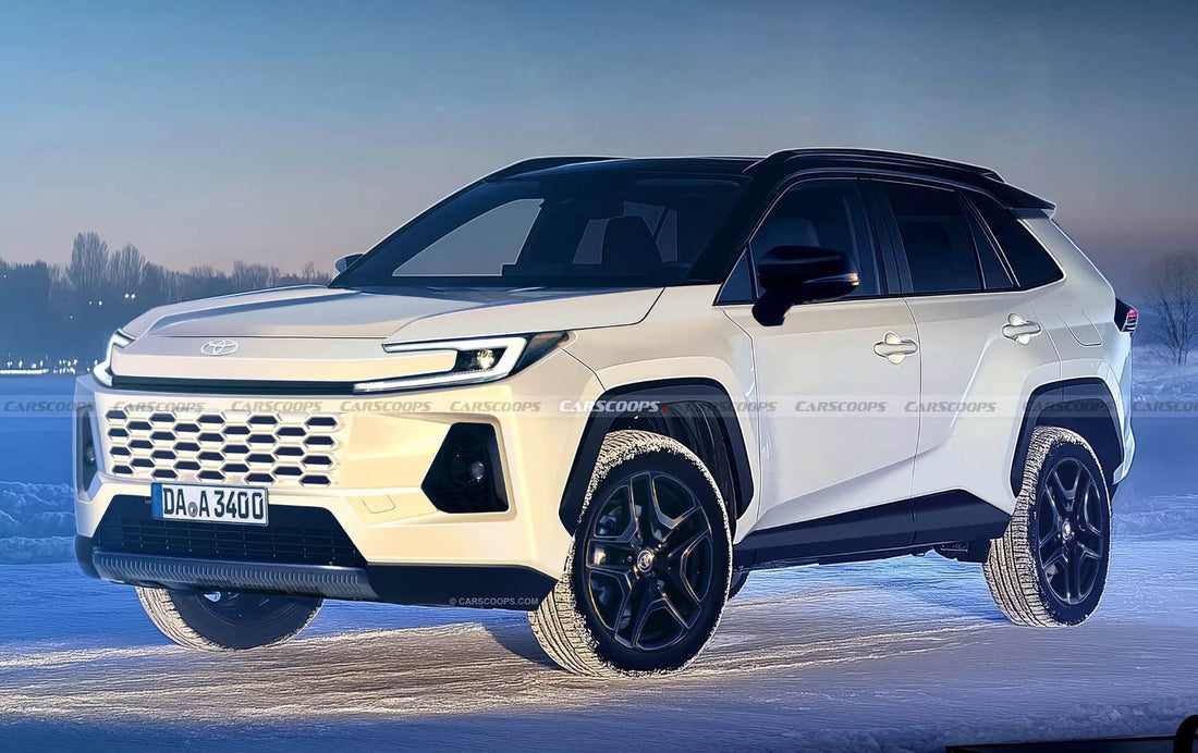 Official teaser images of the new Toyota RAV4: A tough style with the elegance of the Camry. It will be released this