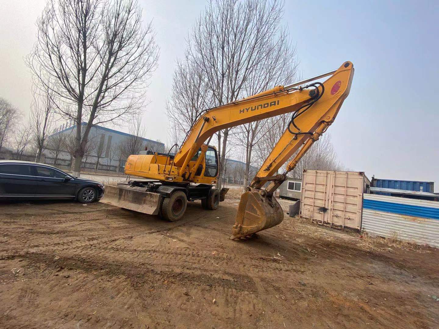 USED HYUNDAI R210W-5 WHEEL EXCAVATOR