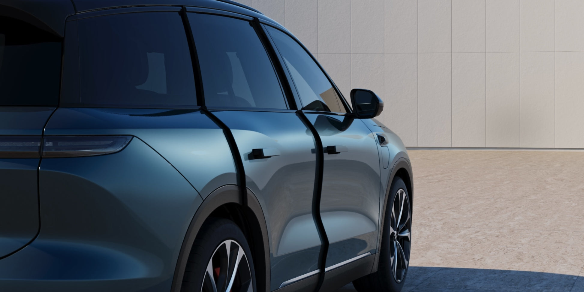 NIO ES8 2025 75 kWh Administrative Edition BEV side view for China car export