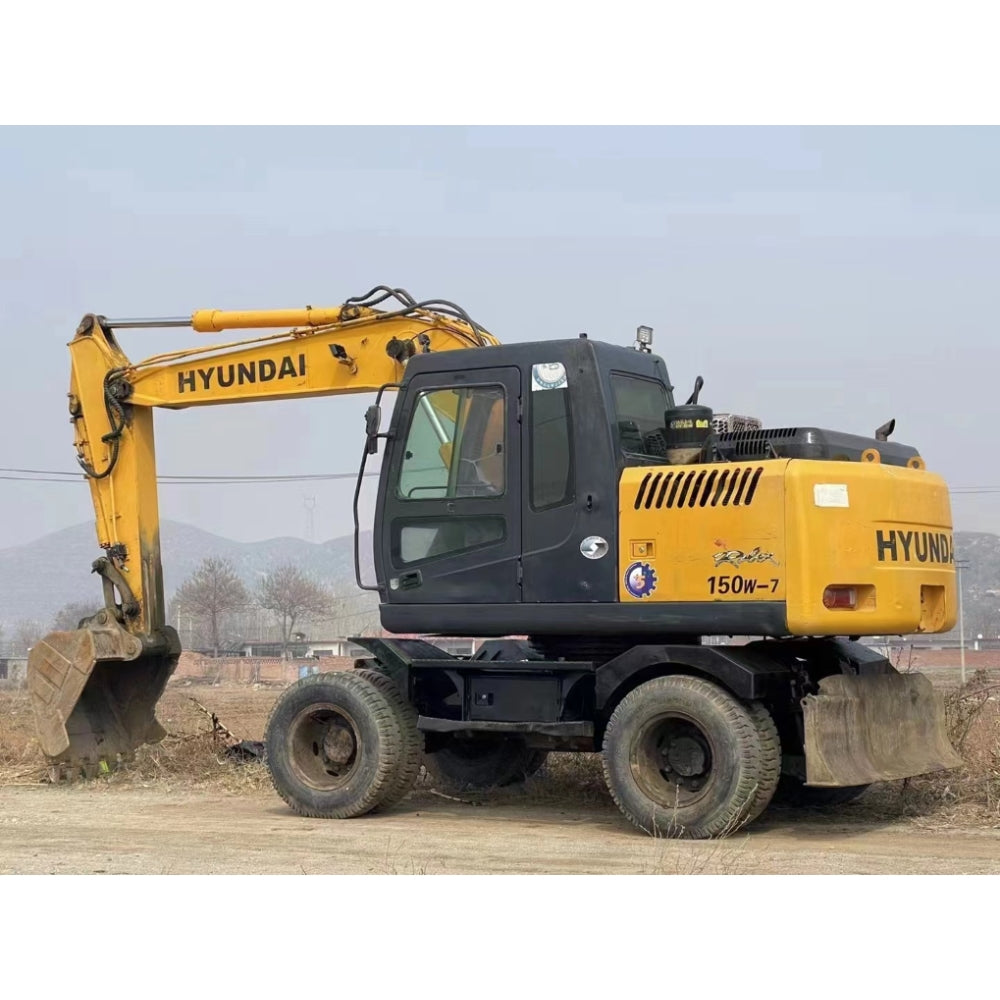 USED HYUNDAI 150W-7 WHEEL EXCAVATOR