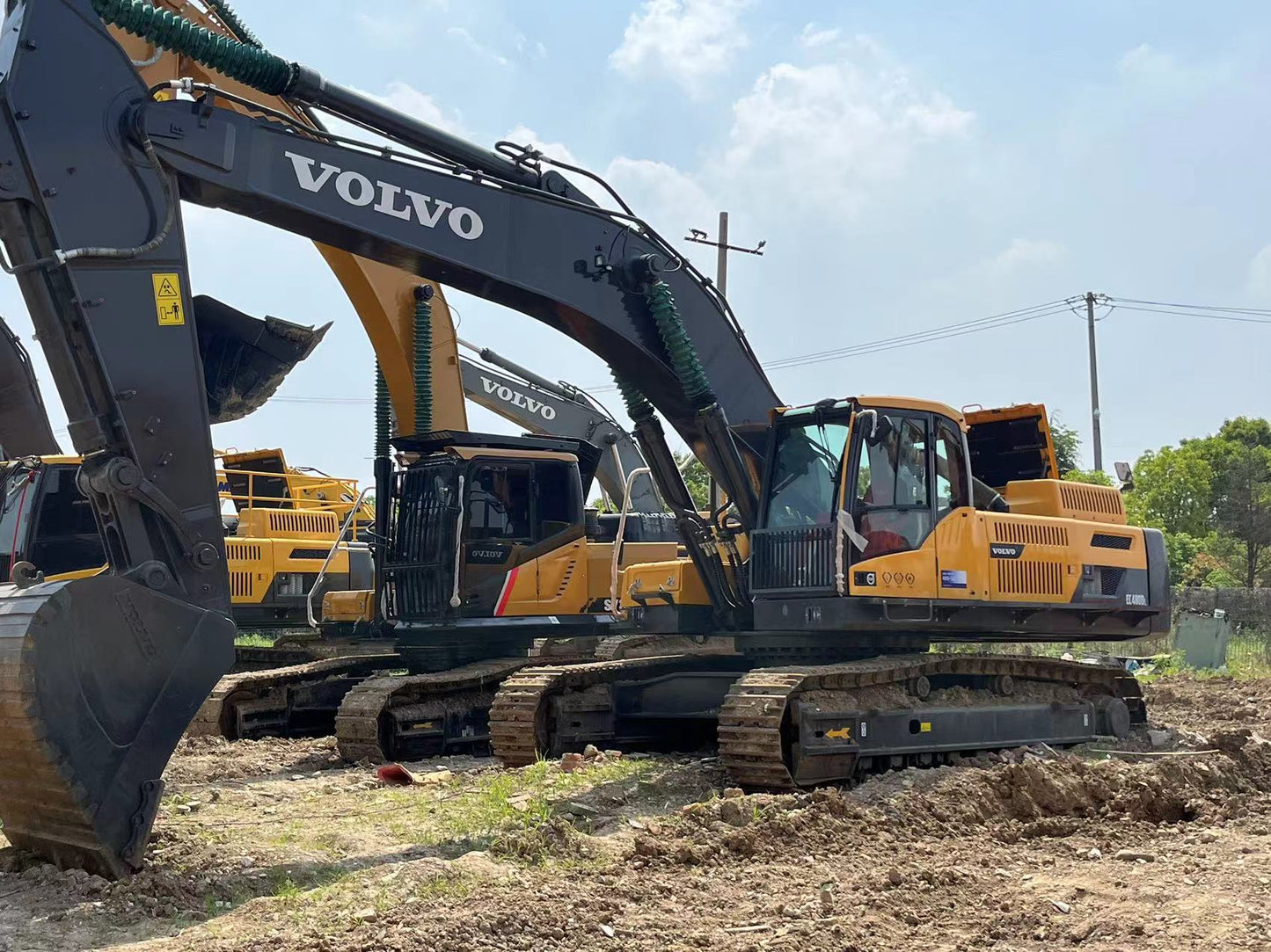 USED VOLVO EC460DL  EXCAVATOR