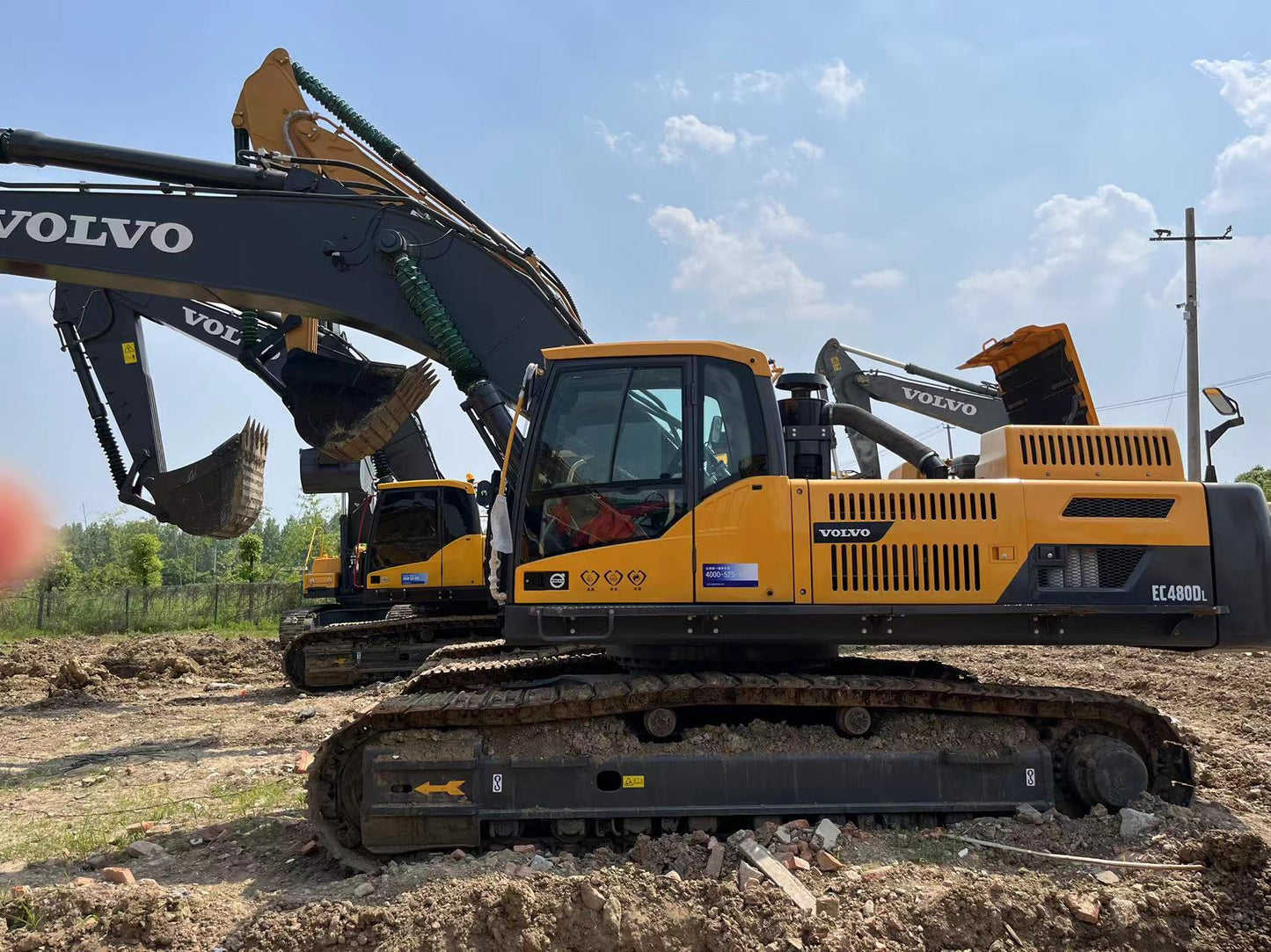 USED VOLVO EC480BLC EXCAVATOR