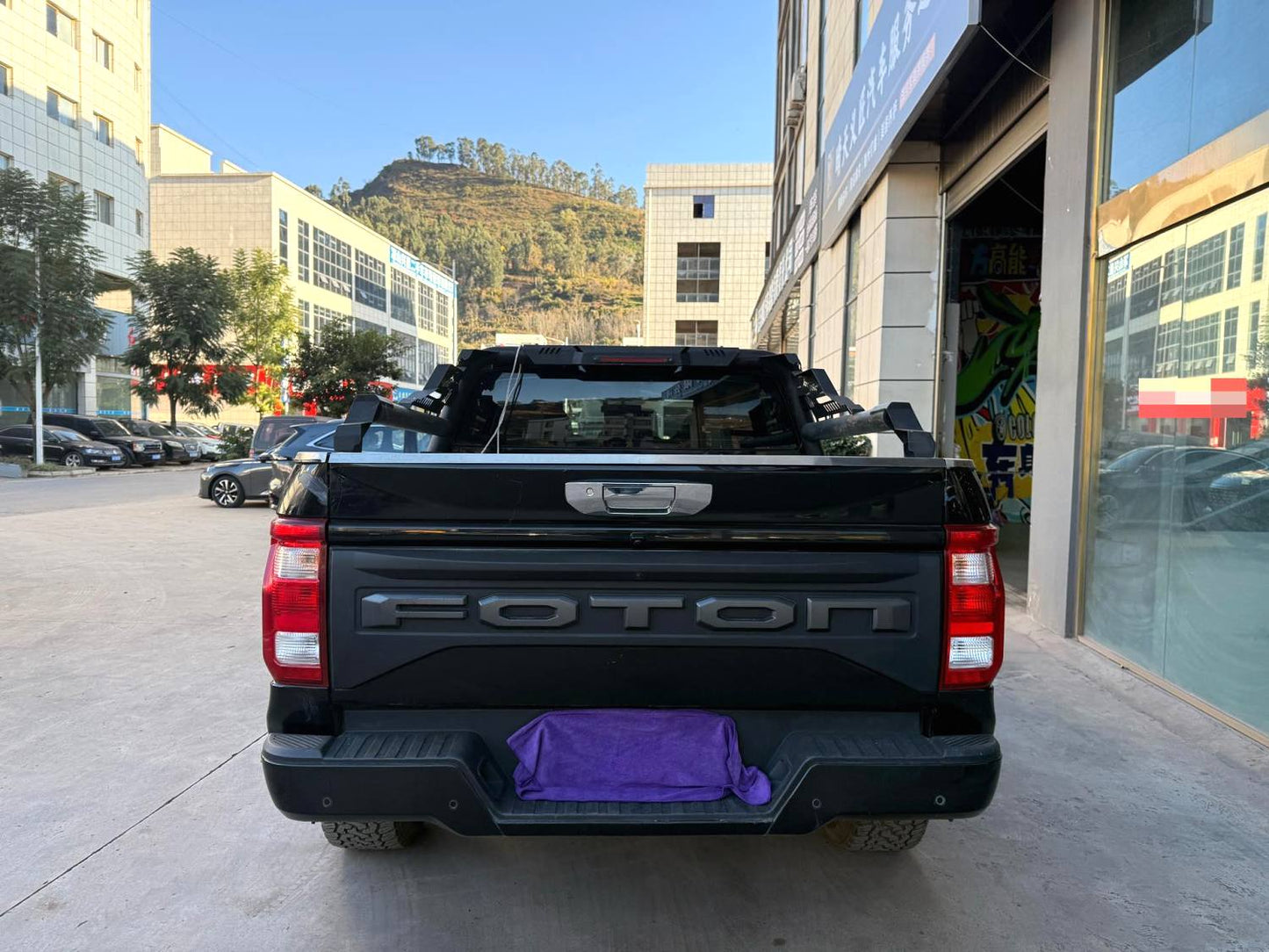 Used Foton Mars 9, 2023 Model, 2.0T Diesel 4F20TC17 + 48V Mild Hybrid, 8-speed Automatic, 4WD (On-demand), Standard Wheelbase, Premium Edition, 5-seat Full-size Pickup.