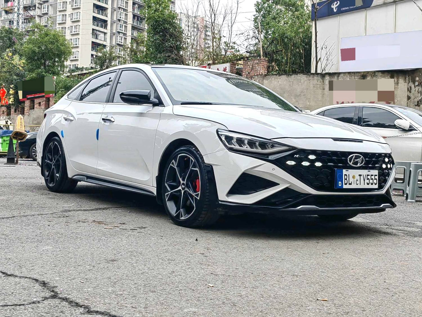 Used 2023 Hyundai Lafesta 1.5T 270T N Line TOP Flagship Edition rear view for China car export