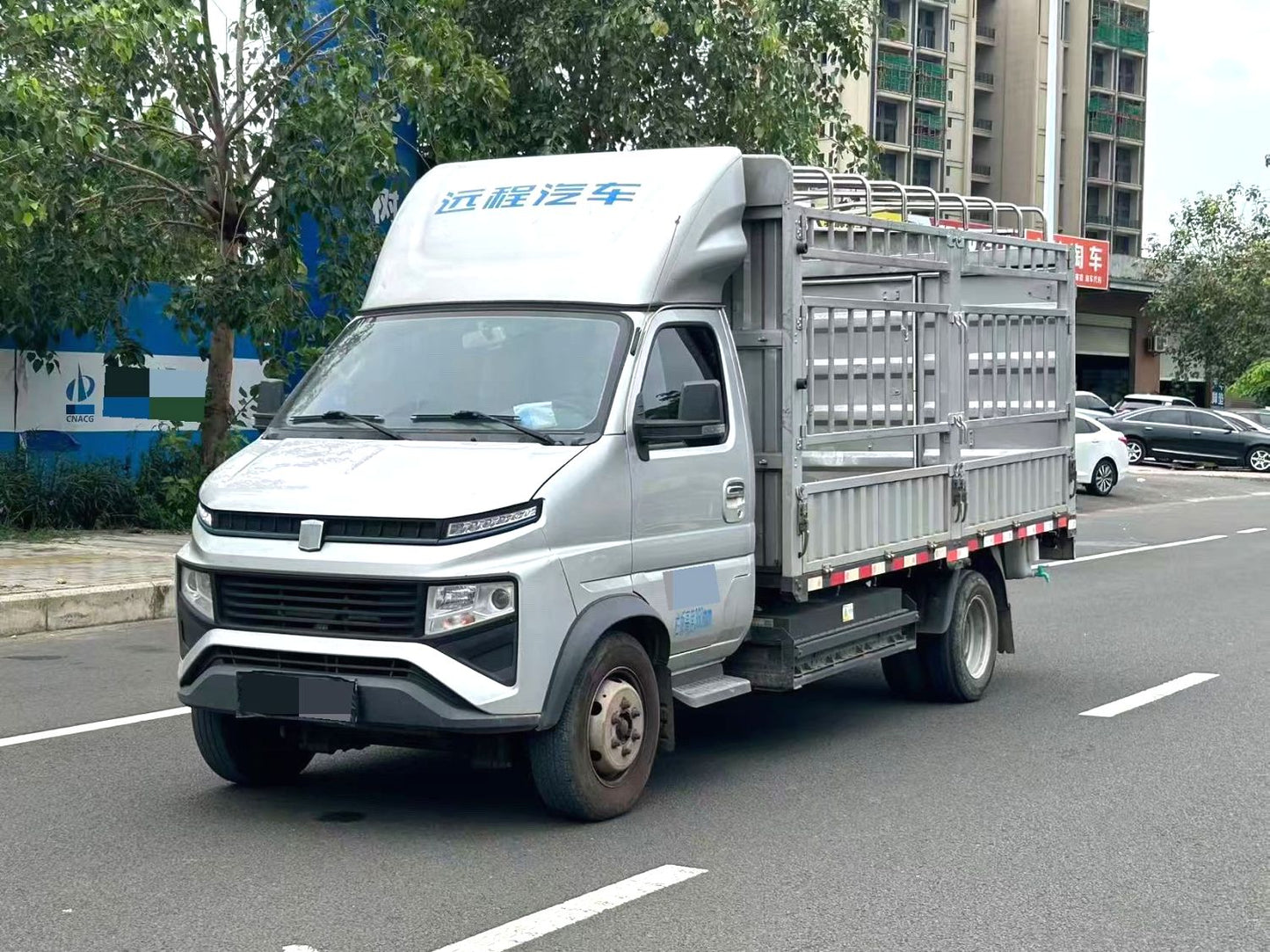 Geely Farizon Sharp F3E 2023 Model | Jinfu VersionPure Electric Stake Truck 55kWh Automatic