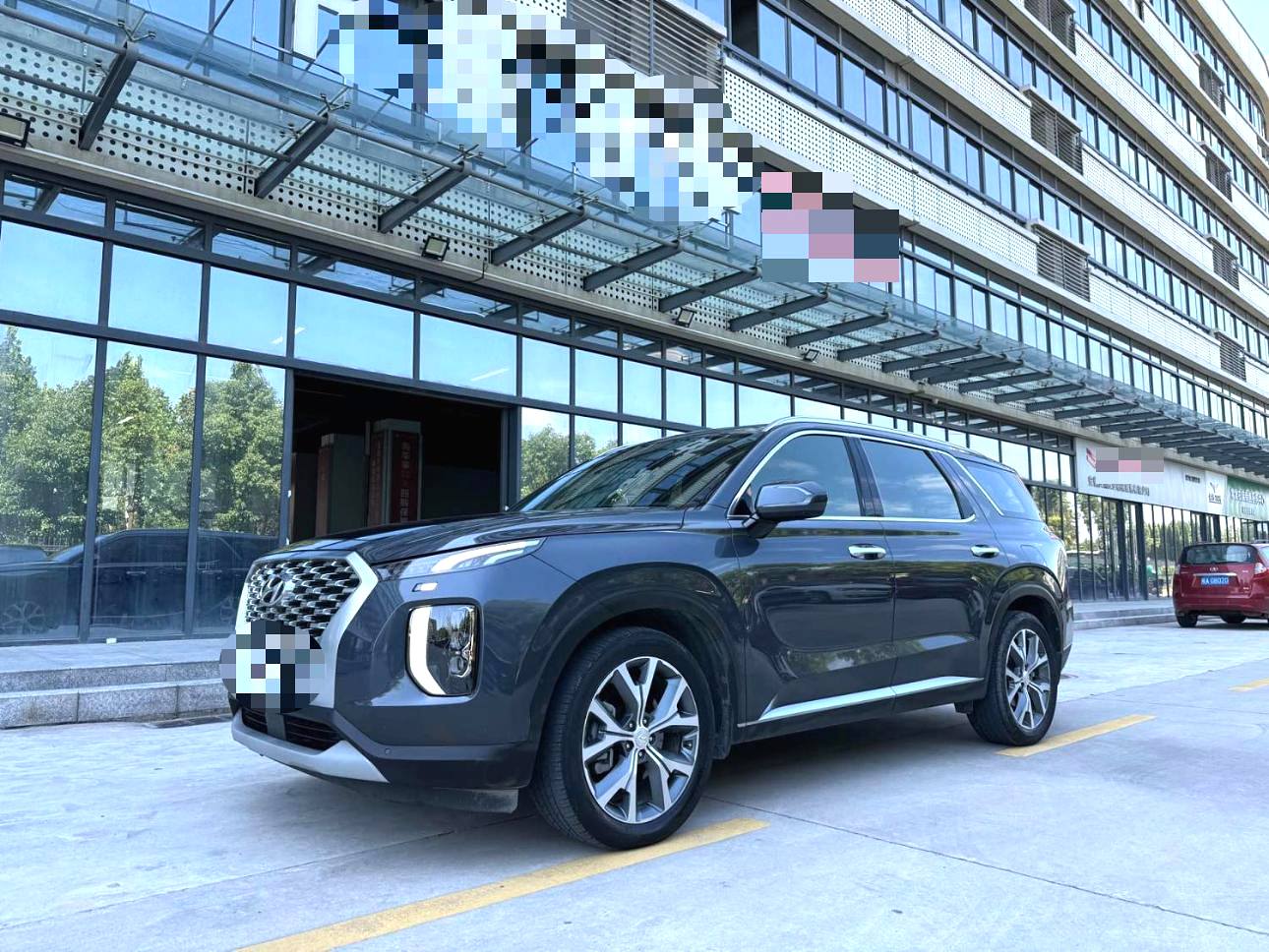 Used 2021 Hyundai Palisade 3.5L 4WD GLS (8-Speed Automatic) side view for China car export