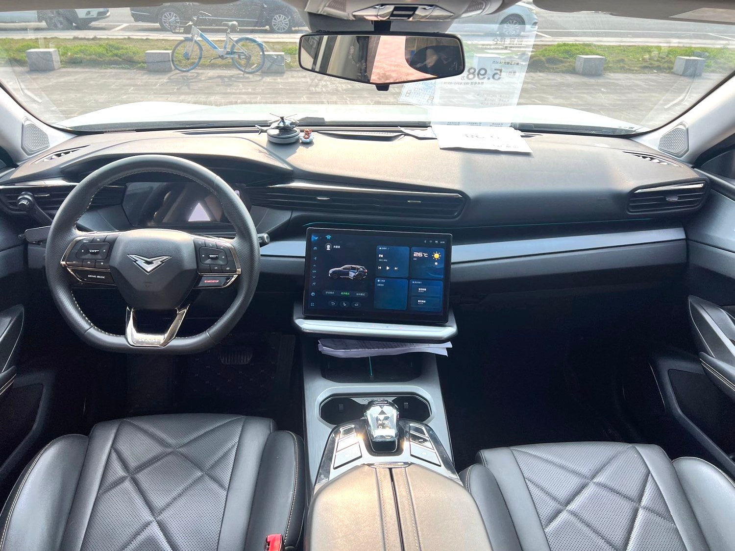 Used KAIYI Kunlun 2023 2.0T 500 Skyline Edition rear view for China car export
