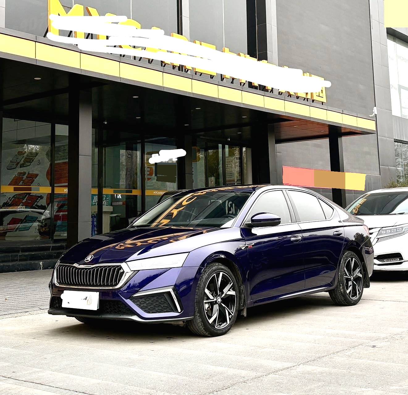 Used Skoda Octavia PRO 2022 1.4TSI 280TSI Exclusive Edition Automatic rear view for China car export