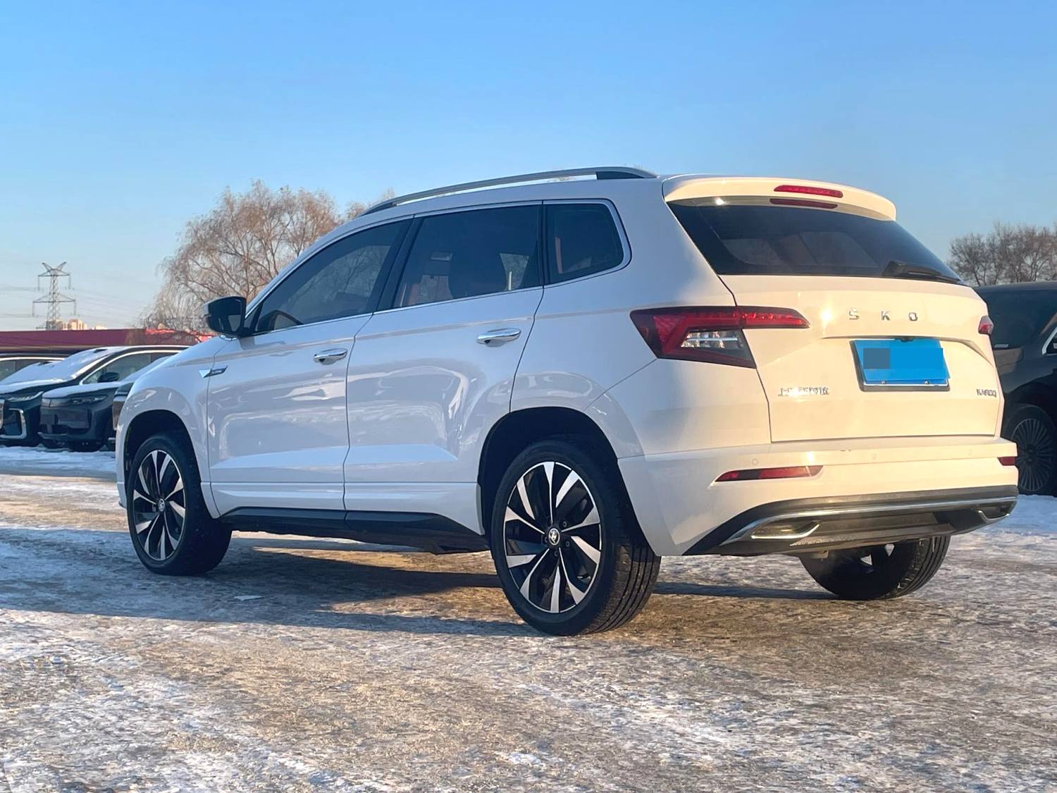 Used Skoda Karoq 2022 1.4TSI 280TSI Premium Edition Automatic front view for China car export