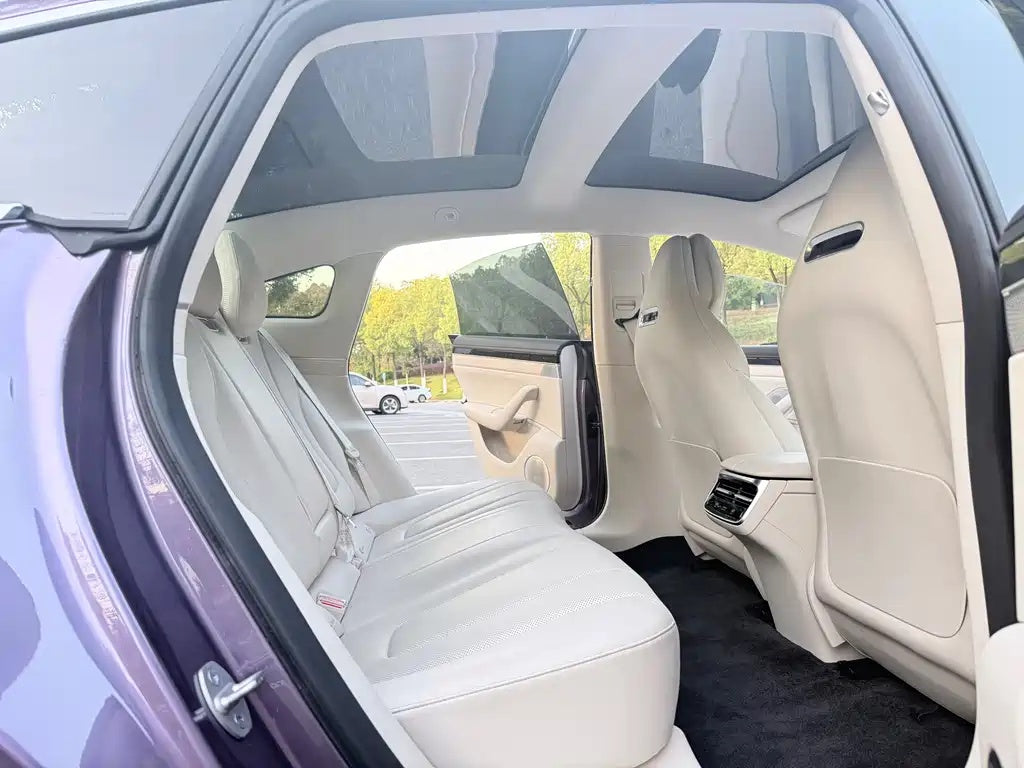 Used Luxeed S7 2025 Max RWD Ultra Long Range rear view for China car export