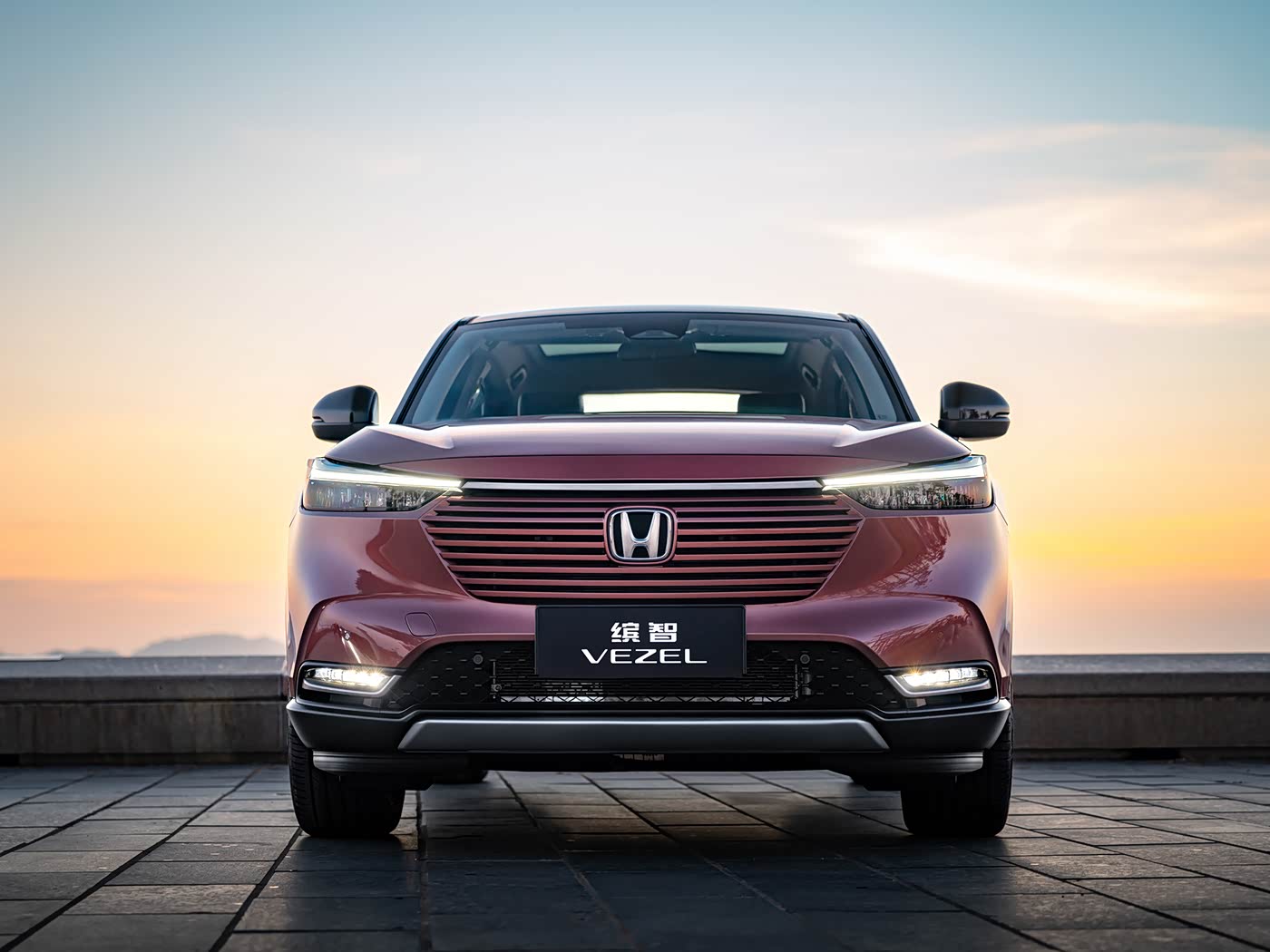 Honda Vezel 2026 1.5L CVT Elite version interior photo for China car export