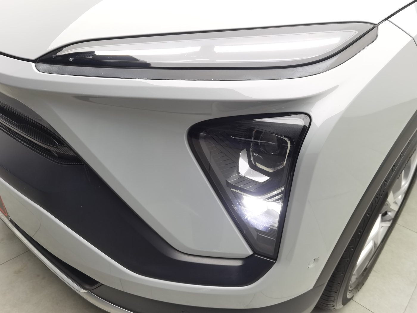 Used NIO ES6 2020 610KM Performance Edition front view for China car export