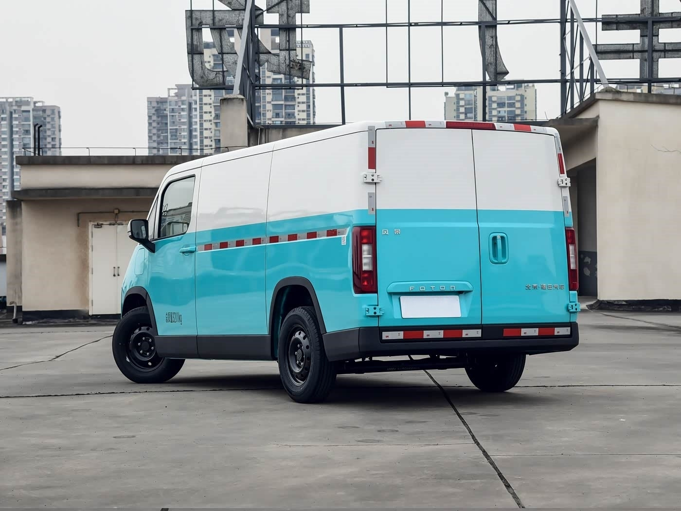 Foton Fengjing i7 2025 Model Professional Logistics Short Wheelbase Front - wheel Drive Aike 41.86kWh Zhiyuan Version Flat Roof Single Row 2 Seats