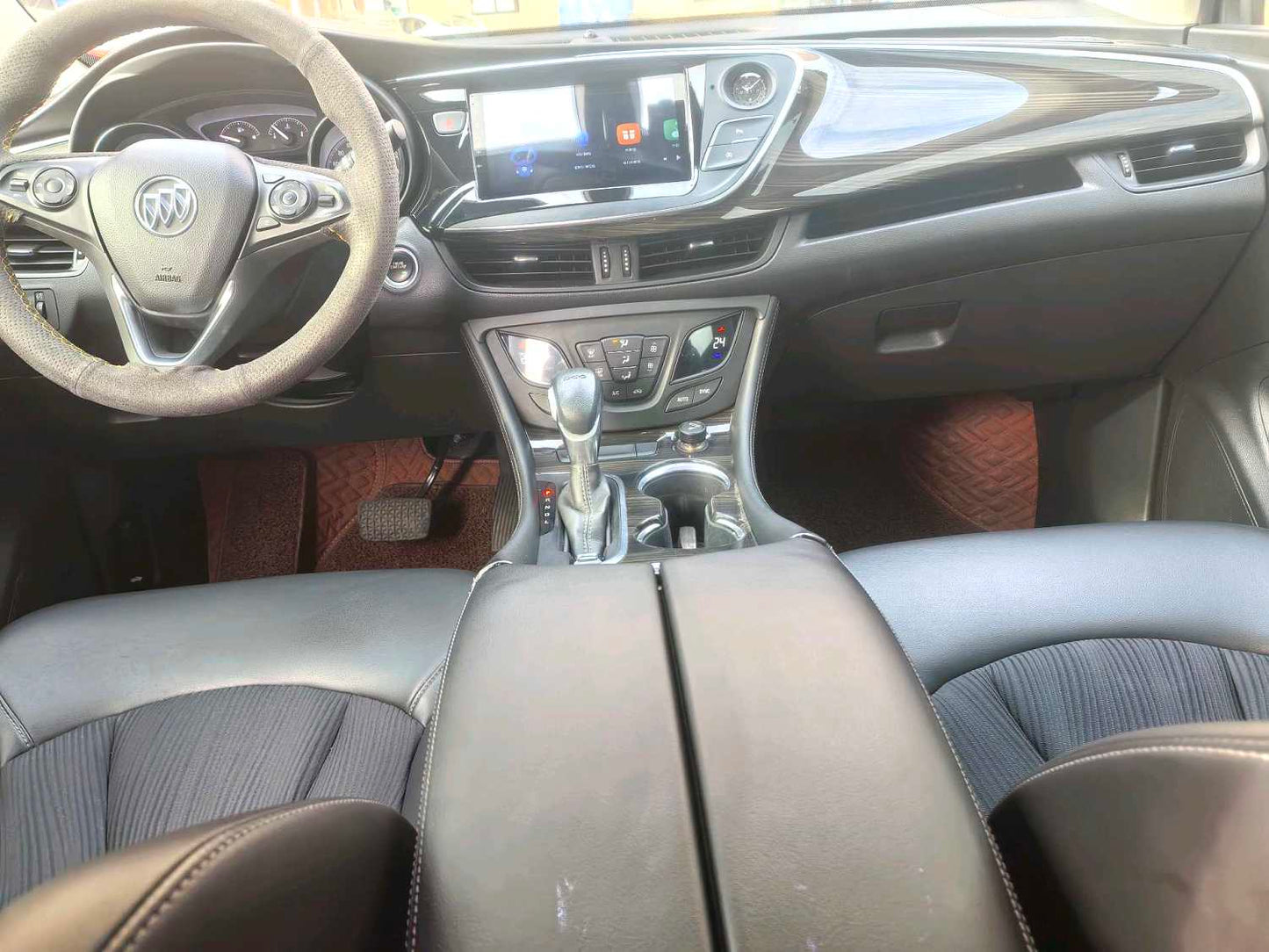 Used Buick Envision 2019 1.5T 20T 2WD Leading Edition front view for China car export