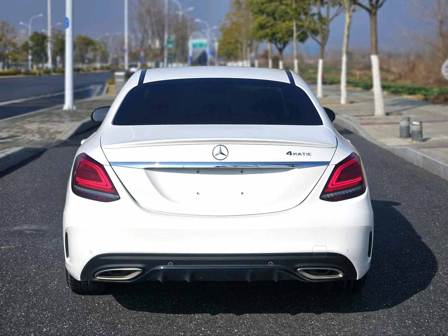 Used Mercedes-Benz C-Class 2019 C 260 48V 1.5T Sport Edition front view for China car export