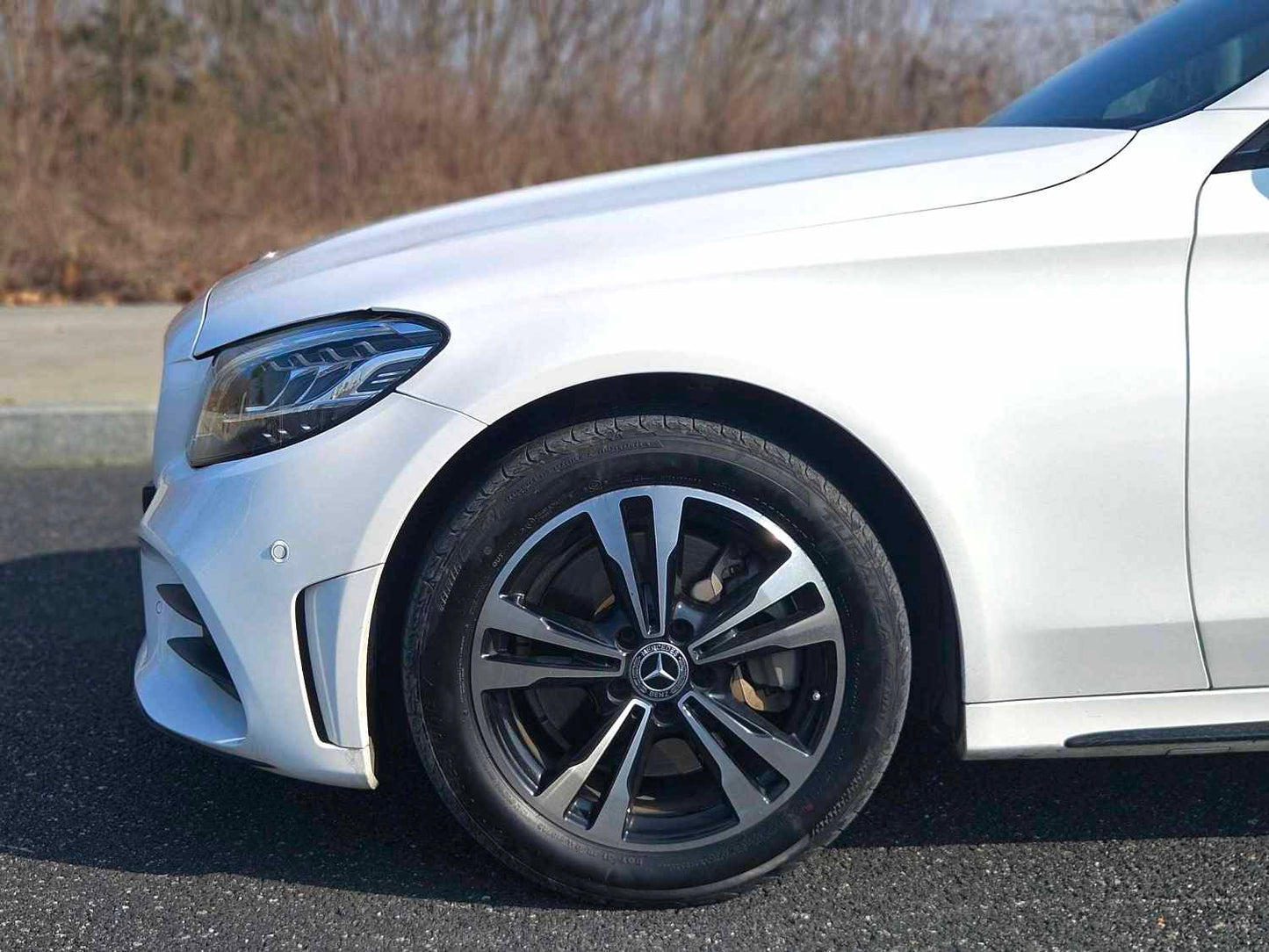 Used Mercedes-Benz C-Class 2019 C 260 48V 1.5T Sport Edition side view for China car export