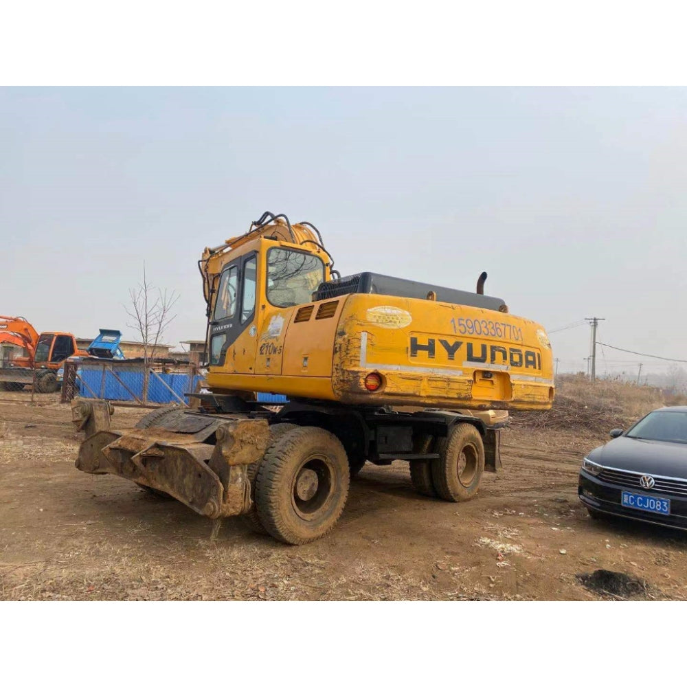 USED HYUNDAI R210W-5 WHEEL EXCAVATOR