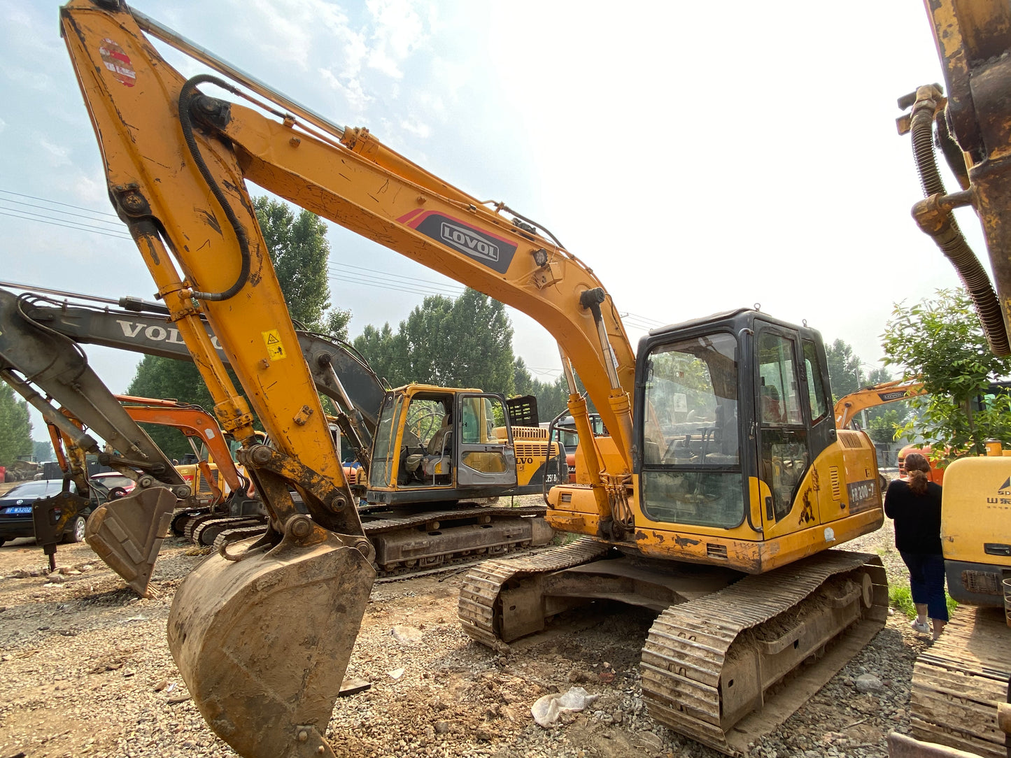 USED LOVOL FR150-7 EXCAVATOR