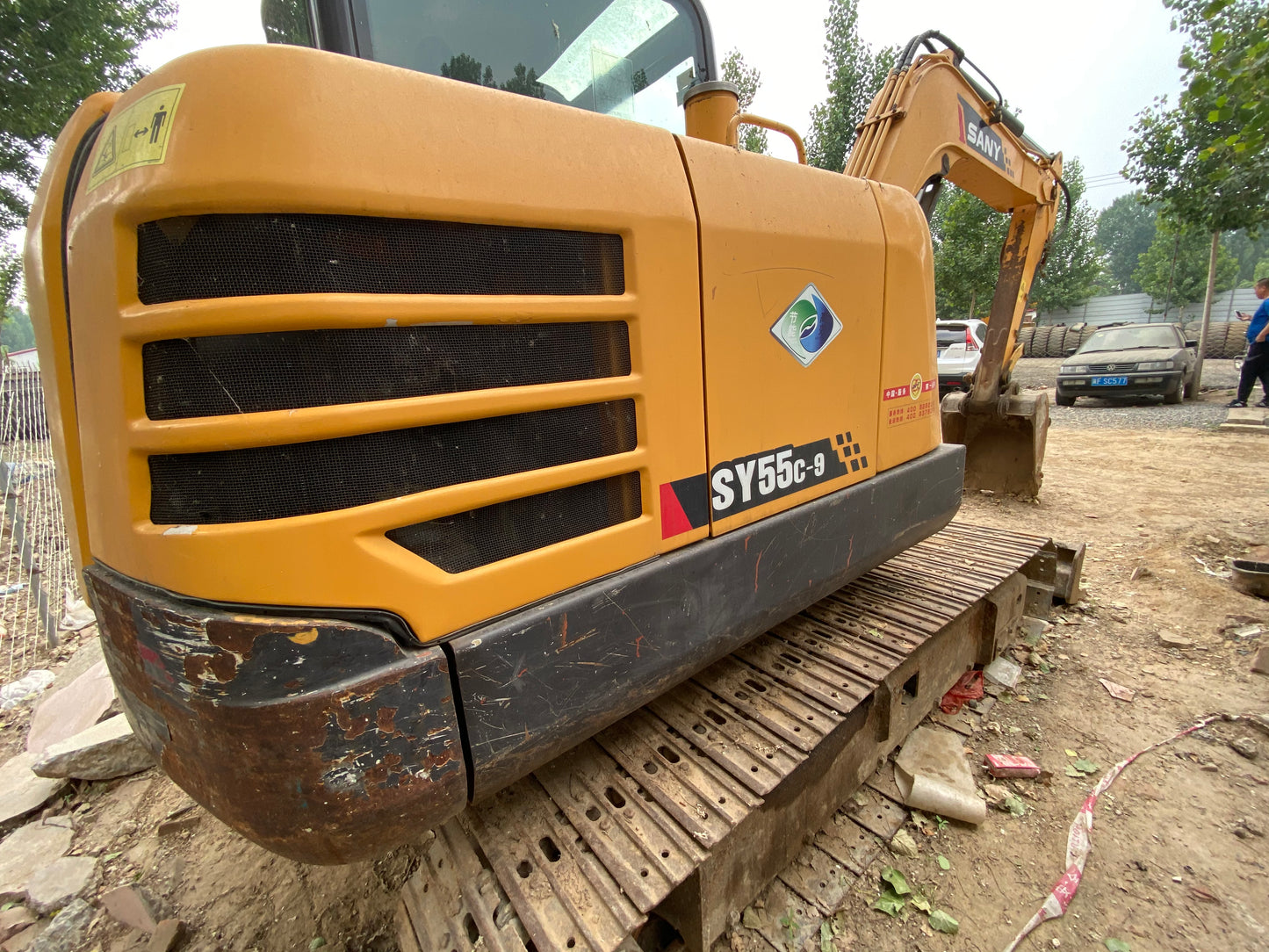 USED SANY SY55C-9 EXCAVATOR