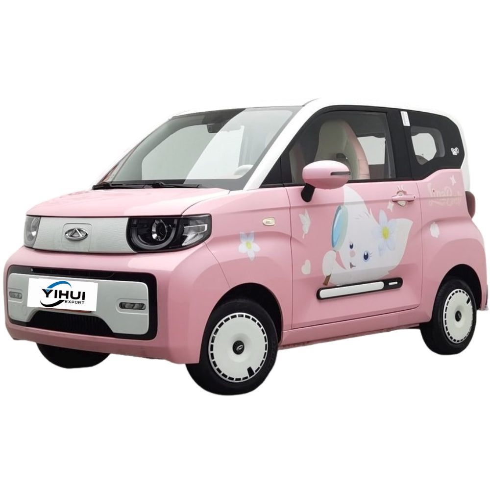 Used Chery eQ1 Ice Cream 2022 "Peach Joy" Pure Electric exterior photo for China car export