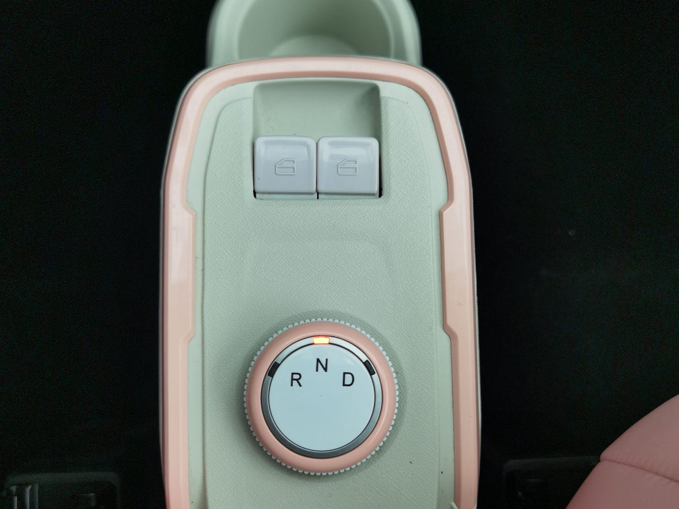 Used Chery eQ1 Ice Cream 2022 "Peach Joy" Pure Electric dashboard view for China car export