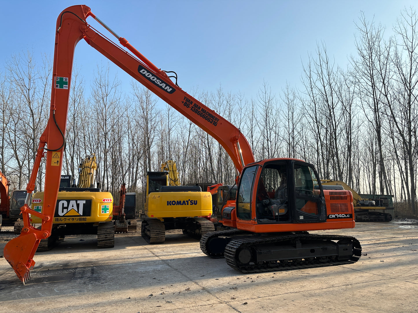 USED DOOSAN DX140lc EXCAVATOR