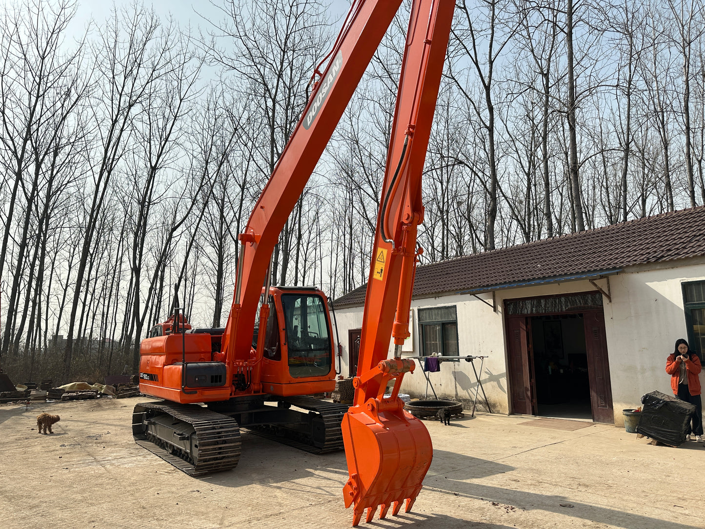 USED DOOSAN DX160LC EXCAVATOR