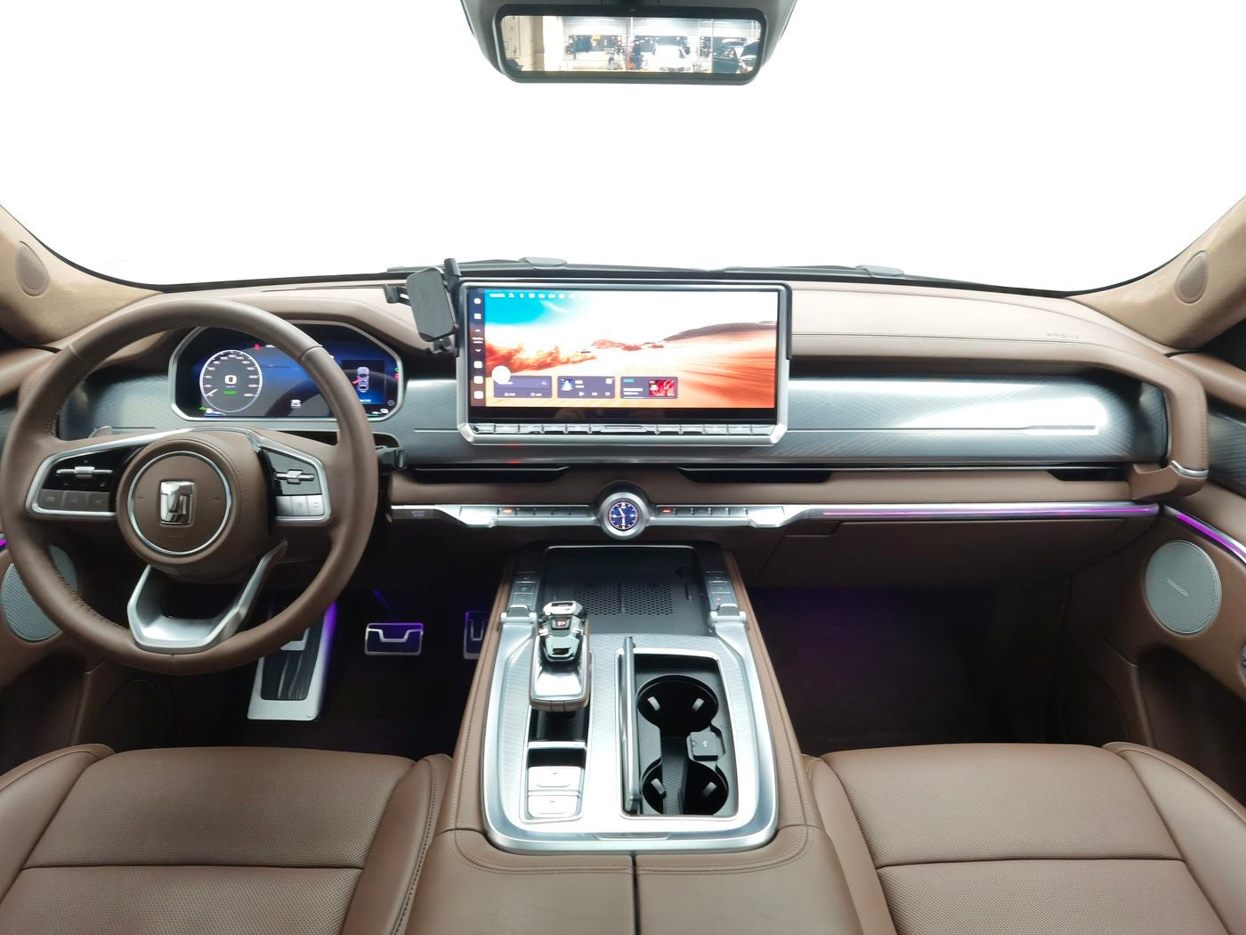 Used 2024 Tank 700 New Energy 3.0T Hi4-T Ultimate Edition dashboard view for China car export