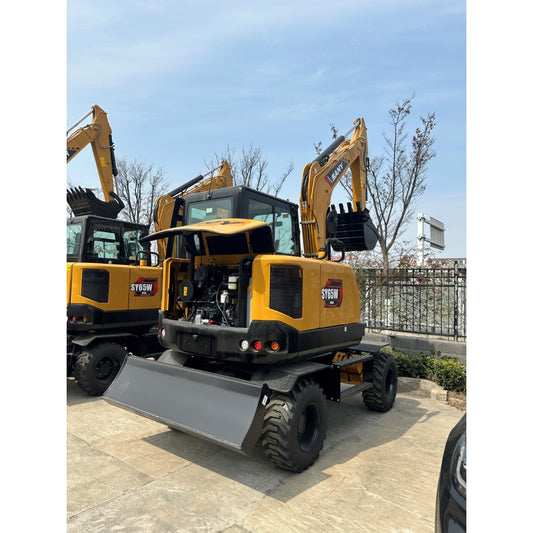 USED SANY SY65W EXCAVATOR