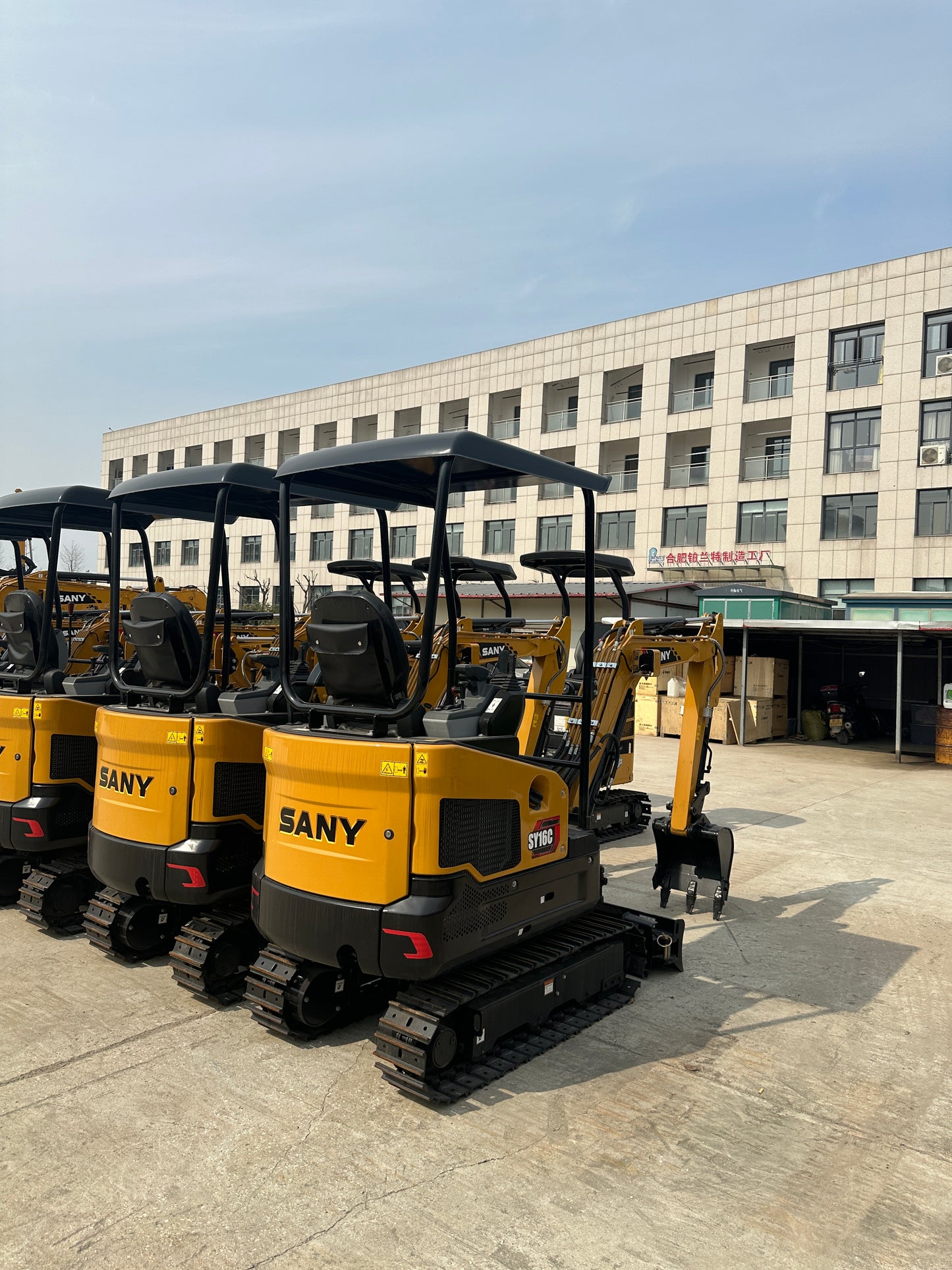 USED SANY SY16C MINI EXCAVATOR