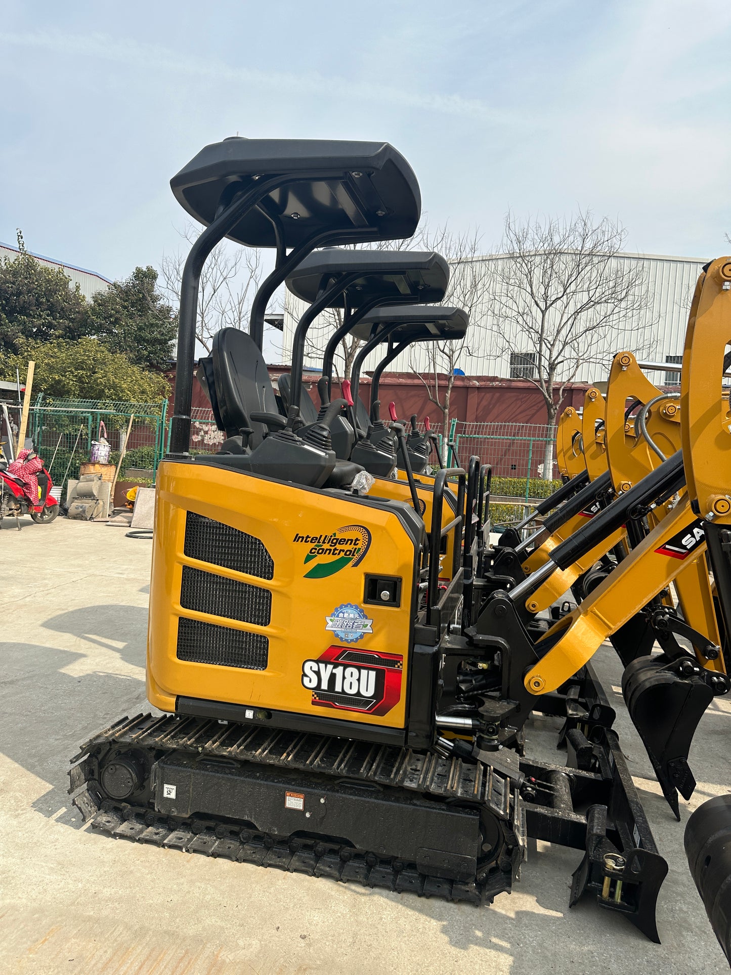 USED SANY SY18U MINI EXCAVATOR