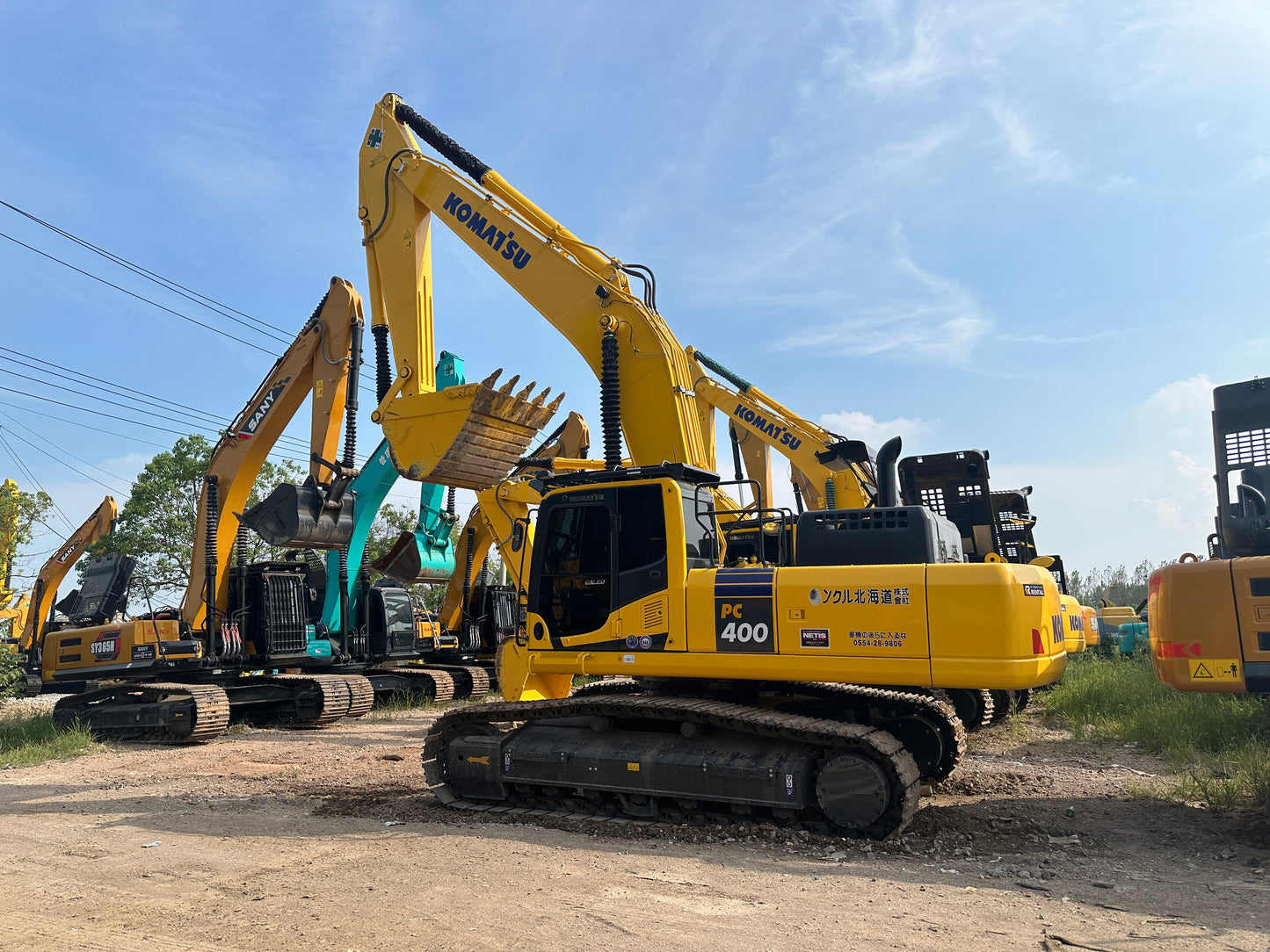 USED KOMATSU PC400 EXCAVATOR