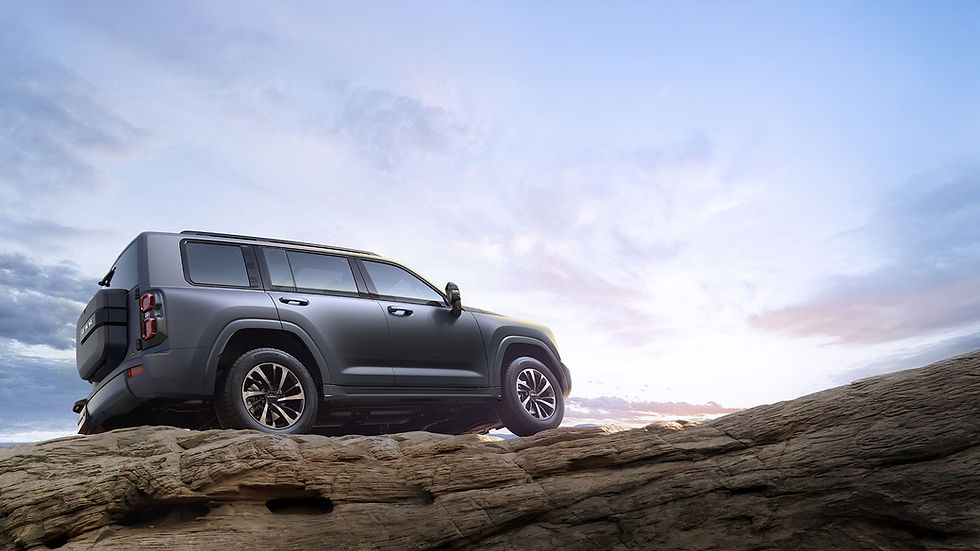 Haval H9 diesel 4WD SUV rear three-quarter off-road product image