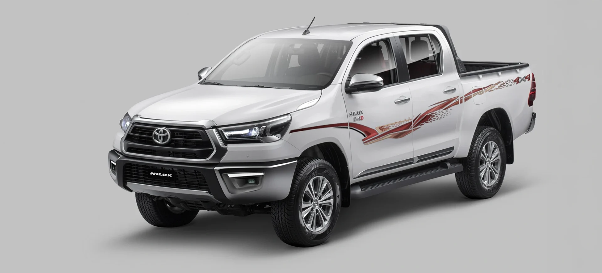 2026 Toyota Hilux Double Cab 2.8L D-4D Diesel 6AT 4WD SGLX pickup exterior photo for China car export